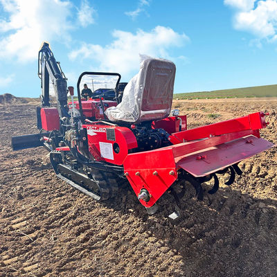 35 HP Garden Mini Crawler Tractor HYCT-25D με μπροστινό ντόζερ