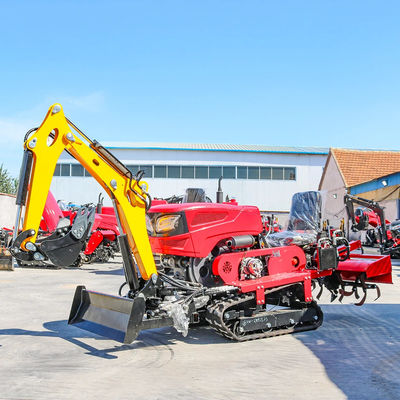 Χονδρικό Μεγάλης Ποιότητας Μικρό Τρακτέρ Mini Farm Crawler Τρακτέρ Απομακρυσμένου Ελέγχου Τρακτέρ Crawler Τρακτέρ