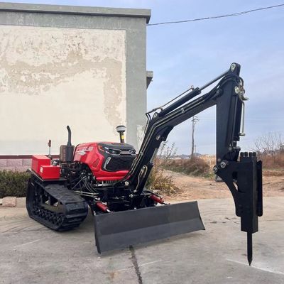 Πολλαπλό 50HP ξηρό έδαφος Crawler ελκυστήρα Mini Utility καλλιεργητή Dozer
