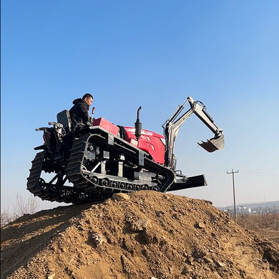80 HP Power Μίνι Καλλιεργητές Τίλερ Γεωργική Γεωργία Απομακρυσμένο Έλεγχο Τρακτέρ Τρακτέρ Τρένσερ Κοπτήρας Για πώληση