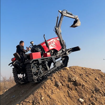 80 HP Power Μίνι Καλλιεργητές Τίλερ Γεωργική Γεωργία Απομακρυσμένο Έλεγχο Τρακτέρ Τρακτέρ Τρένσερ Κοπτήρας Για πώληση