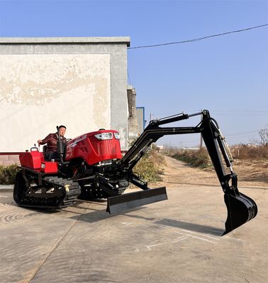 Γεωργικό 80HP Τρακτόρι Γυρνούμενο Μίνι Dozer Τρακτόρι Τεχνολογία αγροτικής παραγωγής