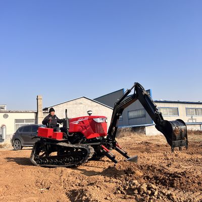 Γεωργικό 80HP Τρακτόρι Γυρνούμενο Μίνι Dozer Τρακτόρι Τεχνολογία αγροτικής παραγωγής