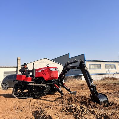 Γεωργικό 80HP Τρακτόρι Γυρνούμενο Μίνι Dozer Τρακτόρι Τεχνολογία αγροτικής παραγωγής