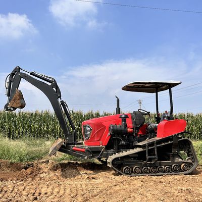 80HP γεωργικά μηχανήματα εξοπλισμός αγροτικό καλλιεργητή περιστροφικό κατεργαστή αγροτικό μίνι τροχαίο ελκυστήρα