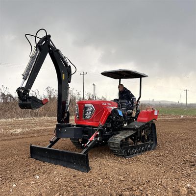 80HP γεωργικά μηχανήματα εξοπλισμός αγροτικό καλλιεργητή περιστροφικό κατεργαστή αγροτικό μίνι τροχαίο ελκυστήρα