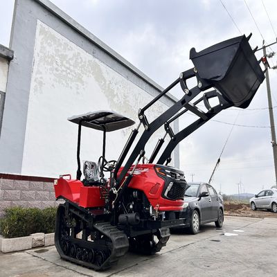 Μίνι τρακτέρ Orchard, τρακτέρ Vineyard Crawler 50HP με τροχιακό άροτρο