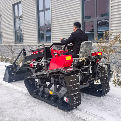 OEM ODM Farm Crawler Tractor / Mini Tractor 50 HP με μπροστινό κουβά