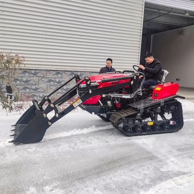 OEM ODM Farm Crawler Tractor / Mini Tractor 50 HP με μπροστινό κουβά