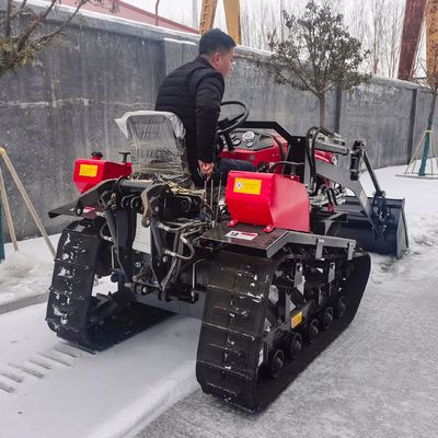 Σπίτι 50HP Paddy Field Crawler Τρακτέρ Καλλιεργητές για τη Γεωργία