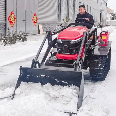 Σπίτι 50HP Paddy Field Crawler Τρακτέρ Καλλιεργητές για τη Γεωργία