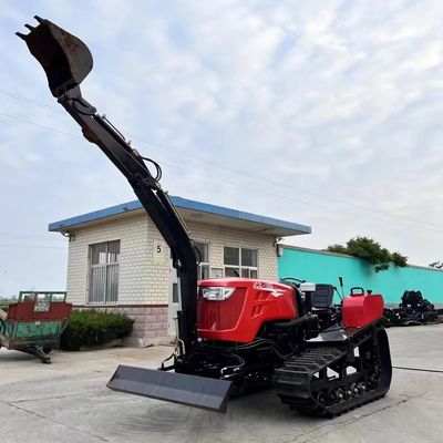 Μηχανή ντίζελ 120 ίππων Μικρό τετρακίνητο τρακτέρ κήπου με περιστροφικό ελατήριο