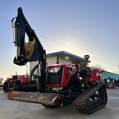Πολλαπλής χρήσης αγροτικό μίνι ελκυστήρα 120HP αγροτικό ελκυστήρα Crawler