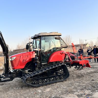 Πολλαπλής χρήσης 120HP Crawler Tractor Cultivator Rubber Track Crawler Tractor για πώληση