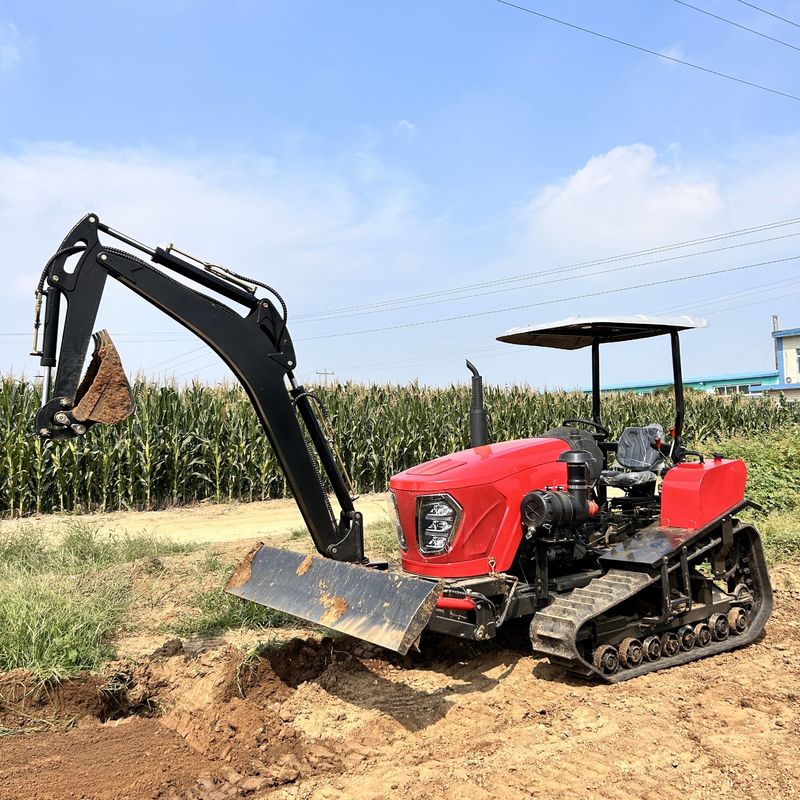 80HP γεωργικά μηχανήματα εξοπλισμός αγροτικό καλλιεργητή περιστροφικό κατεργαστή αγροτικό μίνι τροχαίο ελκυστήρα
